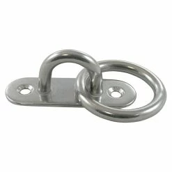 BAUHAUS Marinetech Mastplatte Mit Ring Ausstattung: Ring, L X B: 60 X 20 Mm, Edelstahl, Stahlsorte: A2