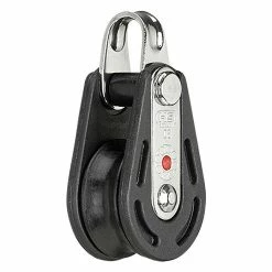 BAUHAUS Sprenger Block 8 Mm, Mit Durchgehendem Bügel, Kugellager, 27 X 11,5 Mm, Arbeitslast: 150 Kg, 1 Rolle