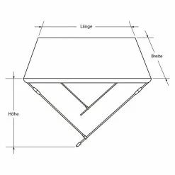 BAUHAUS Bimini L X B X H: 180 X 130 X 110 Cm, Weiß -BAUHAUS-Geschäft 12 783
