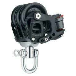 BAUHAUS Harken Element Dreifachblock Mit Cam-Matic Schotstärke: 12 Mm, Durchmesser: 45 Mm, Bruchlast: 1.360 Kg