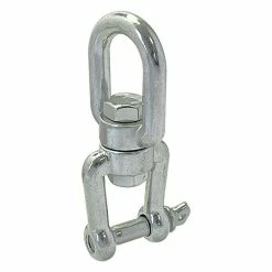 BAUHAUS Wirbelschäkel Bolzendurchmesser: 6 Mm, Bruchlast: 1.130 Kg, Auge-Gabel, Edelstahl, A4