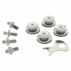 BAUHAUS Knopf-Set Länge Gewinde: 10 Mm, M 5, Edelstahl