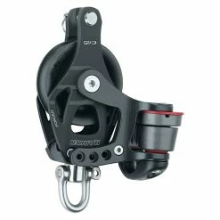 BAUHAUS Harken Element Violinblock Mit Hundsfott Und Cam-Matic Schotstärke: 12 Mm, Durchmesser: 45 Mm, Bruchlast: 544 Kg