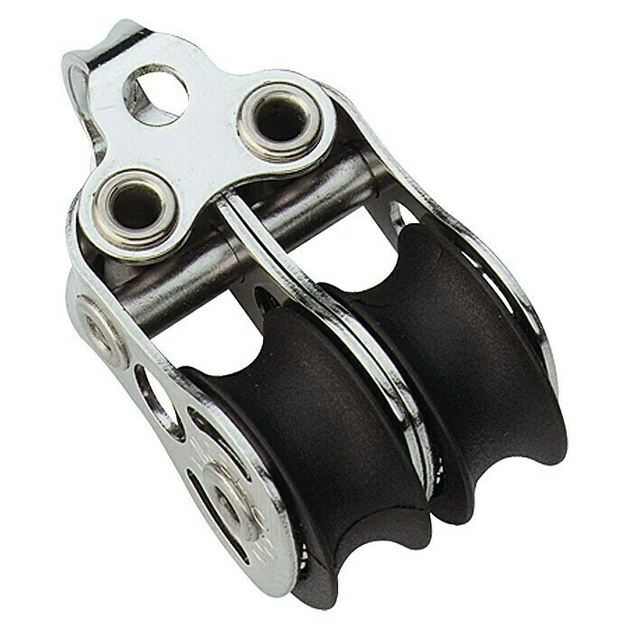 BAUHAUS Sprenger Micro-XS-Block 6 Mm, Mit Bügel, Kugellager, 2 Rollen 3 BAUHAUS Sprenger Micro-XS-Block 6 Mm, Mit Bügel, Kugellager, 2 Rollen