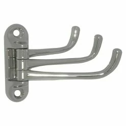 BAUHAUS Marinetech Kleiderhaken L X B X H: 106 X 25 X 75 Mm, Edelstahl, A4