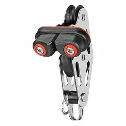 BAUHAUS Sprenger Niederholerblock 6 Mm, 2 Rollen, Mit Schotklemme, Gleitlager