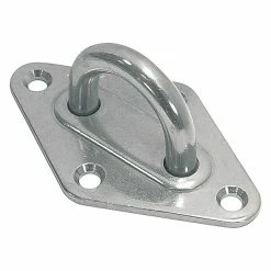 BAUHAUS Mastplatte Raute Gerade, 60 X 36 Mm, Edelstahl, A2