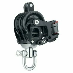 BAUHAUS Harken Element Dreifachblock Mit Hundsfott Und Cam-Matic Schotstärke: 12 Mm, Durchmesser: 45 Mm, Bruchlast: 1.632 Kg