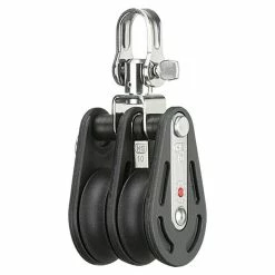 BAUHAUS Sprenger Block 10 Mm, Mit Wirbel, Kugellager, 35 X 12 Mm, Arbeitslast: 212 Kg, 2 Rollen
