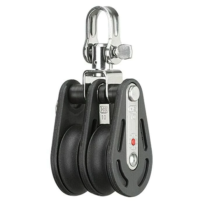 BAUHAUS Sprenger Block 10 Mm, Mit Wirbel, Kugellager, 35 X 12 Mm, Arbeitslast: 212 Kg, 2 Rollen 3 BAUHAUS Sprenger Block 10 Mm, Mit Wirbel, Kugellager, 35 X 12 Mm, Arbeitslast: 212 Kg, 2 Rollen