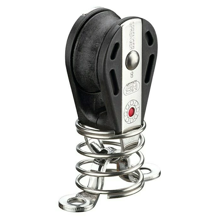 BAUHAUS Block Mit Fenderöse Und Feder Schotstärke: 8 Mm, Arbeitslast: 150 Kg, Kugellager 3 BAUHAUS Block Mit Fenderöse Und Feder Schotstärke: 8 Mm, Arbeitslast: 150 Kg, Kugellager