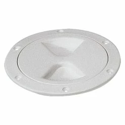 BAUHAUS Inspektionsluke 10,16 Cm, Kunststoff, Rund, Weiß