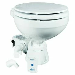 BAUHAUS Albin Pump Bordtoilette Standard Electric EVO Kompakt Low 12V L X B X H: 42 X 33,5 X 39 Cm, Spülsystem: Elektrisch, Weiß