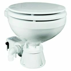 BAUHAUS Albin Pump Bordtoilette Standard Electric EVO Kompakt Low 12V L X B X H: 42 X 33,5 X 39 Cm, Spülsystem: Elektrisch, Weiß -BAUHAUS-Geschäft 12 947
