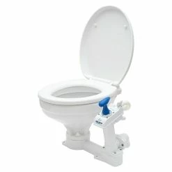 BAUHAUS Albin Pump Bordtoilette Manuell Comfort L X B X H: 46 X 47 X 33,5 Cm, Spülsystem: Manuelle Wasserspülung, Weiß -BAUHAUS-Geschäft 12 974