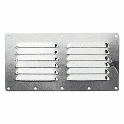 BAUHAUS Luftgitter 230 X 115 Mm, Edelstahl, Eckig