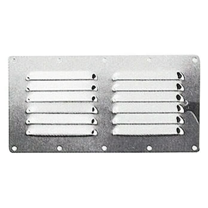 BAUHAUS Luftgitter 230 X 115 Mm, Edelstahl, Eckig 3 BAUHAUS Luftgitter 230 X 115 Mm, Edelstahl, Eckig