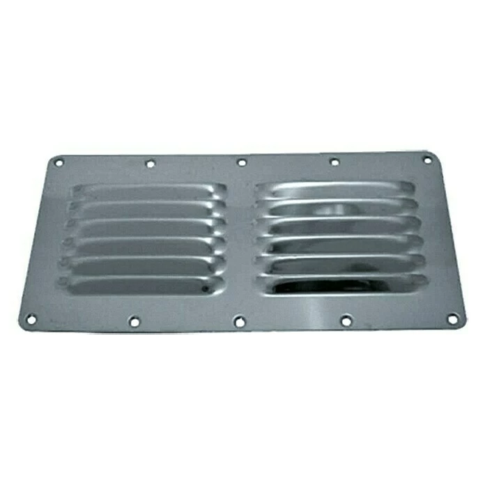 BAUHAUS Luftgitter 230 X 115 Mm, Edelstahl, Eckig 4 BAUHAUS Luftgitter 230 X 115 Mm, Edelstahl, Eckig – Bild 2