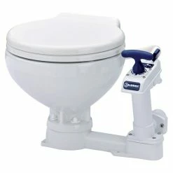 BAUHAUS Talamex Bordtoilette Komfort Turn2lock L X B X H: 49,5 X 47 X 39 Cm, Keramik, Weiß, Manuelle Wasserspülung
