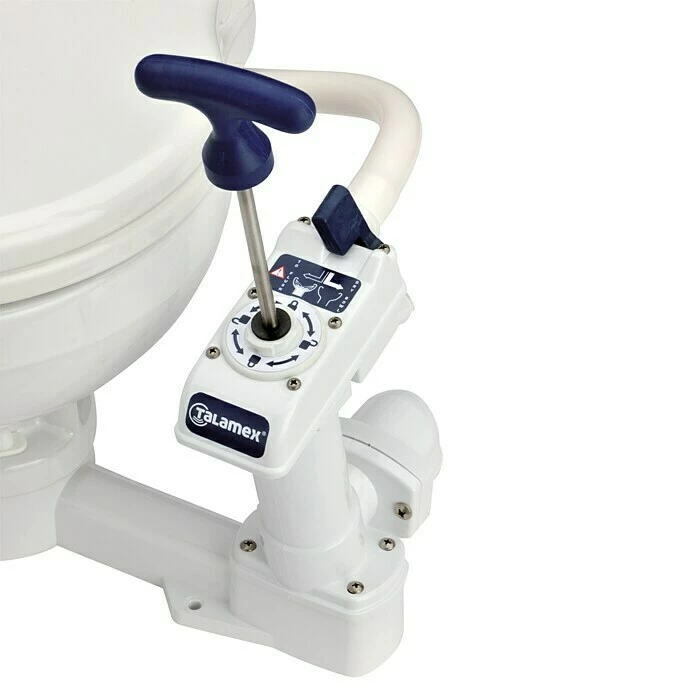 BAUHAUS Talamex Bordtoilette Komfort Turn2lock L X B X H: 49,5 X 47 X 39 Cm, Keramik, Weiß, Manuelle Wasserspülung 4 BAUHAUS Talamex Bordtoilette Komfort Turn2lock L X B X H: 49,5 X 47 X 39 Cm, Keramik, Weiß, Manuelle Wasserspülung – Bild 2